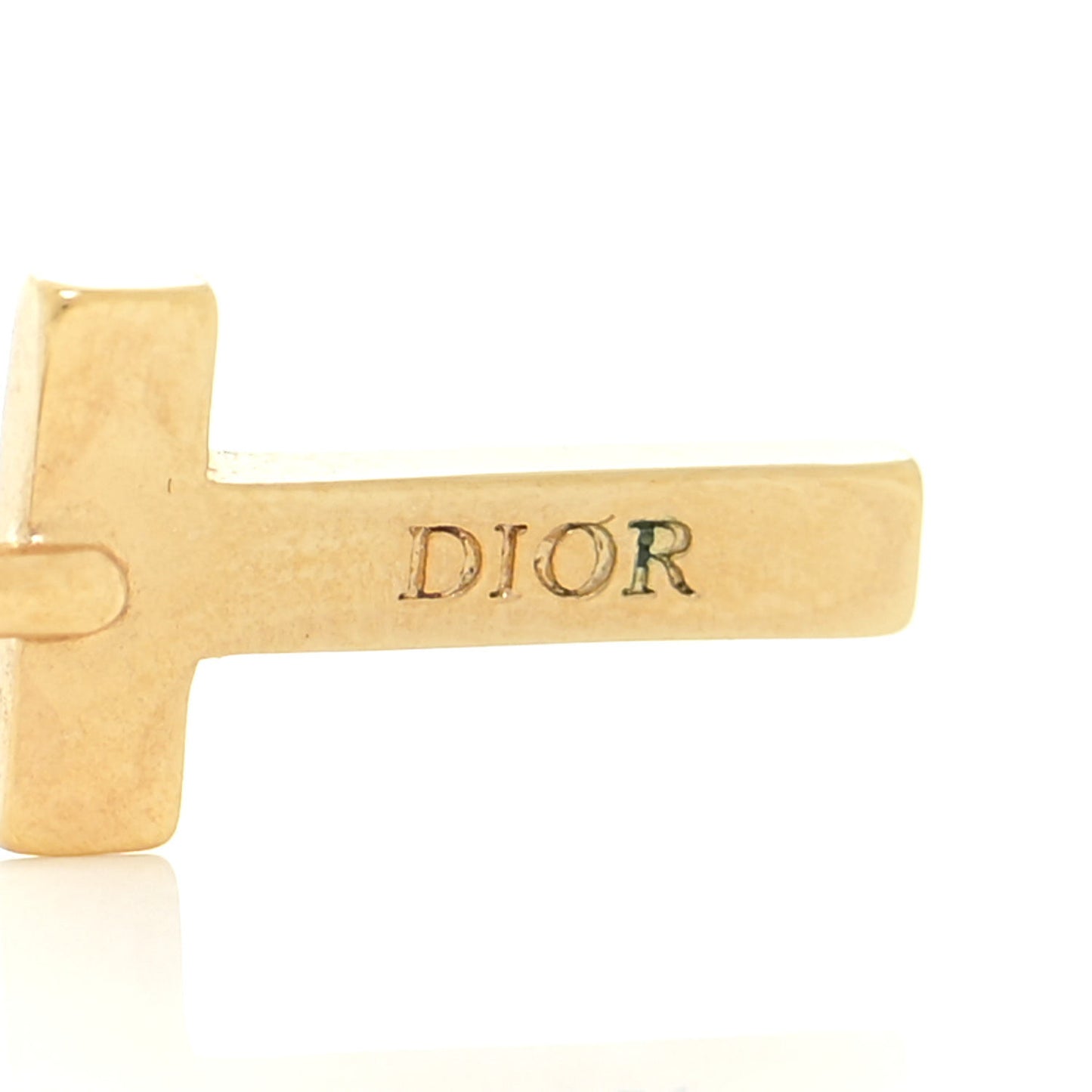 Pearl My ABCDior T Tribale Earring Gold