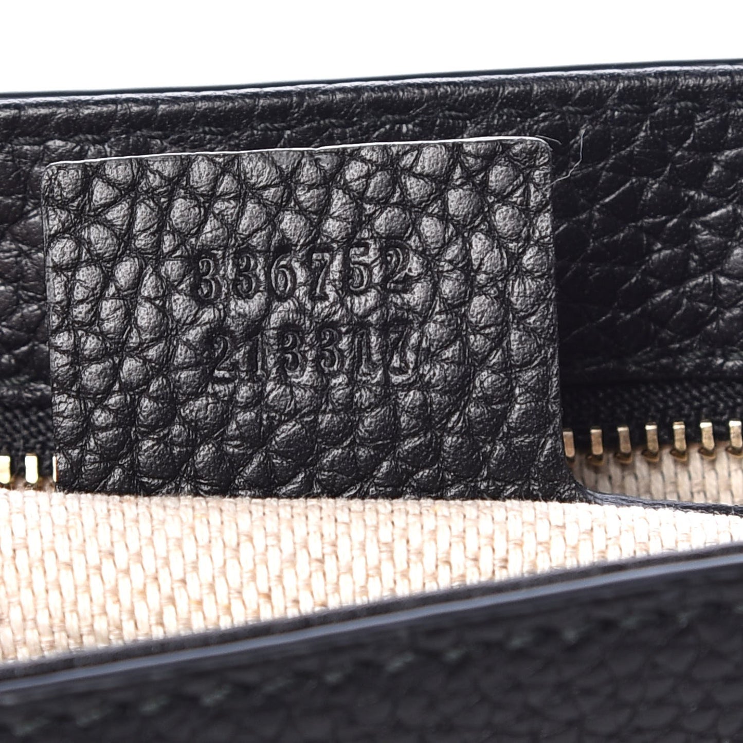 Pebbled Calfskin Medium Soho Flap Crossbody Black