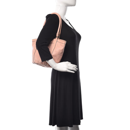 Gucci Guccissima Small Gold D Ring Tote Pink 2 of 17