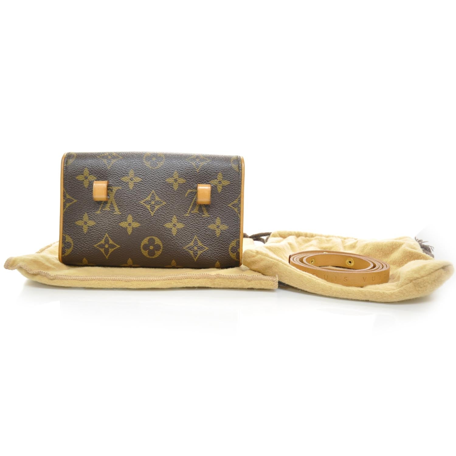 Louis Vuitton Monogram Pochette Florentine Bum Bag 2 of 8