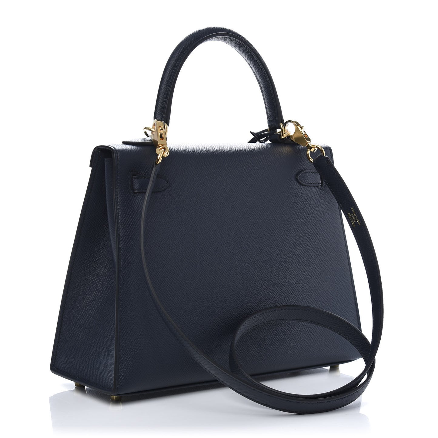 Epsom Kelly Sellier 25 Bleu Indigo