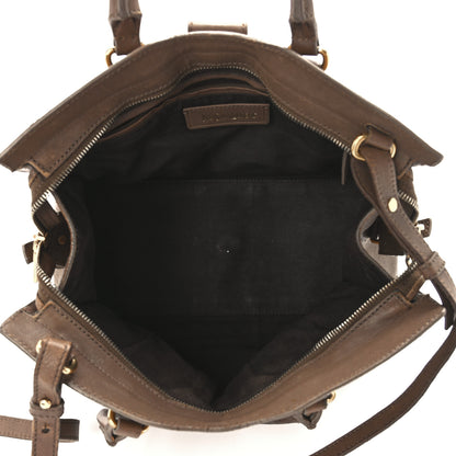 Saint Laurent Sheepskin Medium Cabas ChYc Taupe 5 of 10