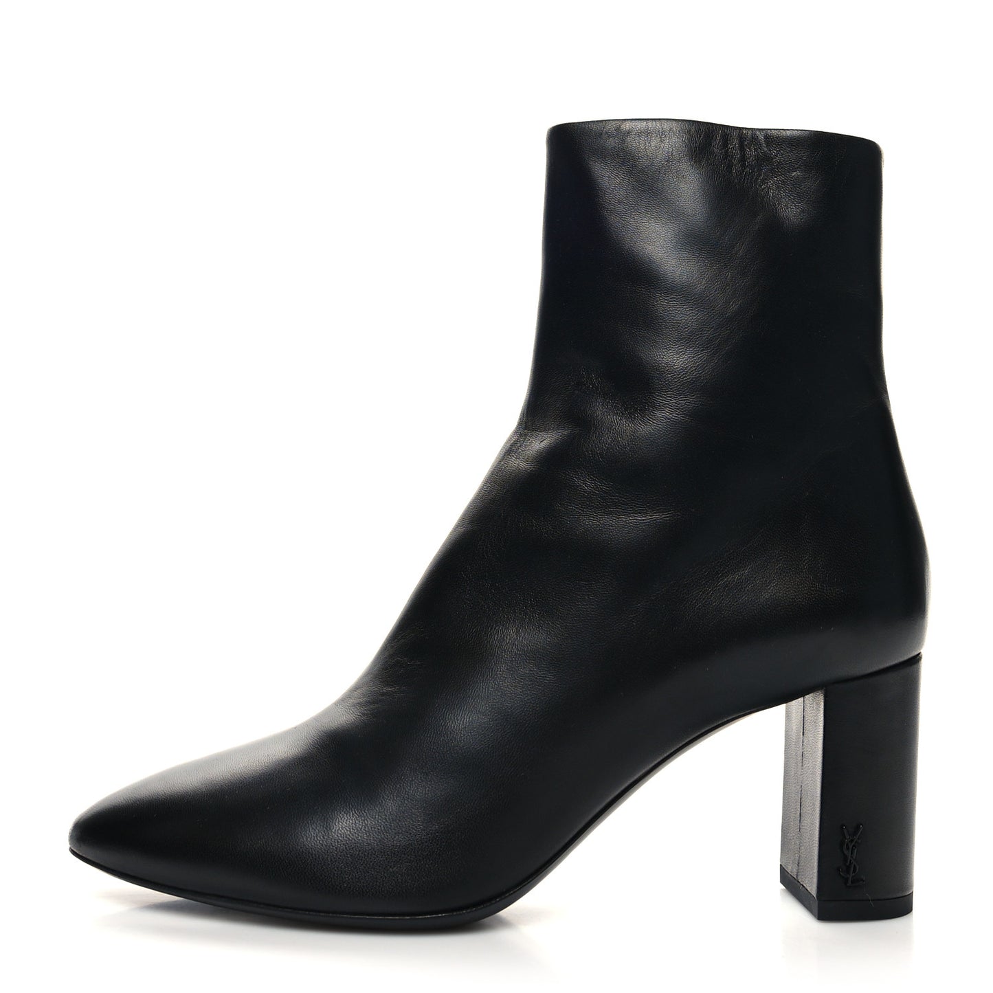 Nappa Vendome Loulou Ankle Zip Boot 37.5 Black