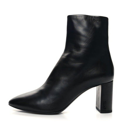 Saint Laurent Nappa Vendome Loulou Ankle Zip Boot 37.5 Black 1 of 9