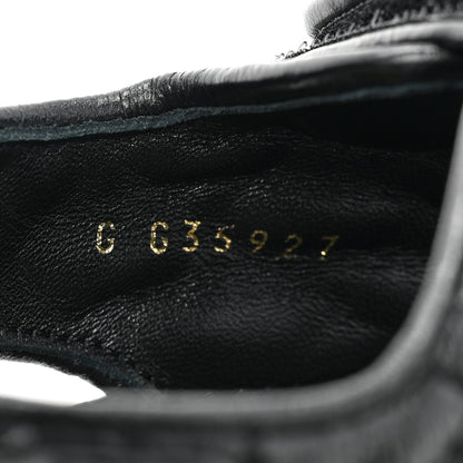 Chanel Crumpled Shiny Lambskin Velcro Dad Sandals 36 Black 8 of 9