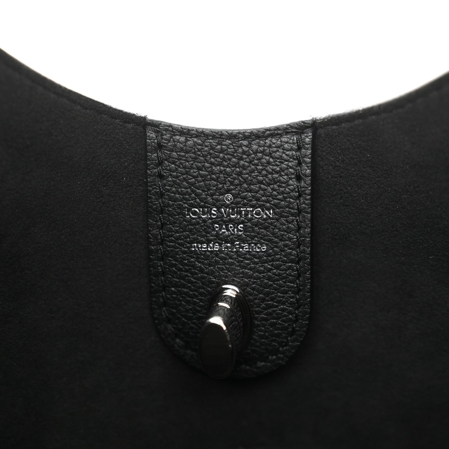 Louis Vuitton Calfskin Lockme Hobo Black 6 of 9