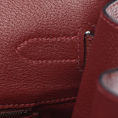 Hermes Ardennes Birkin 35 Rouge H 18 of 38