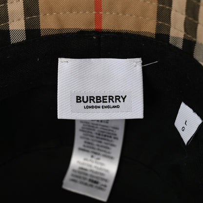 Burberry Technical Cotton Vintage Check Bucket Hat L Archive Beige 7 of 9