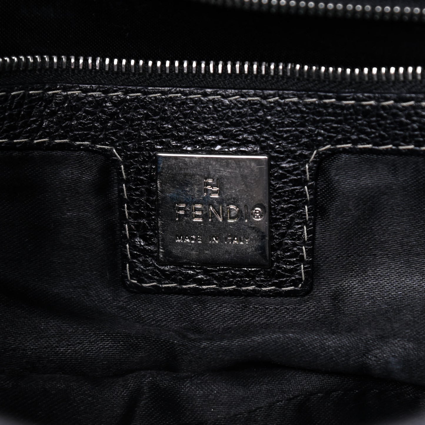 Calfskin Baguette Black
