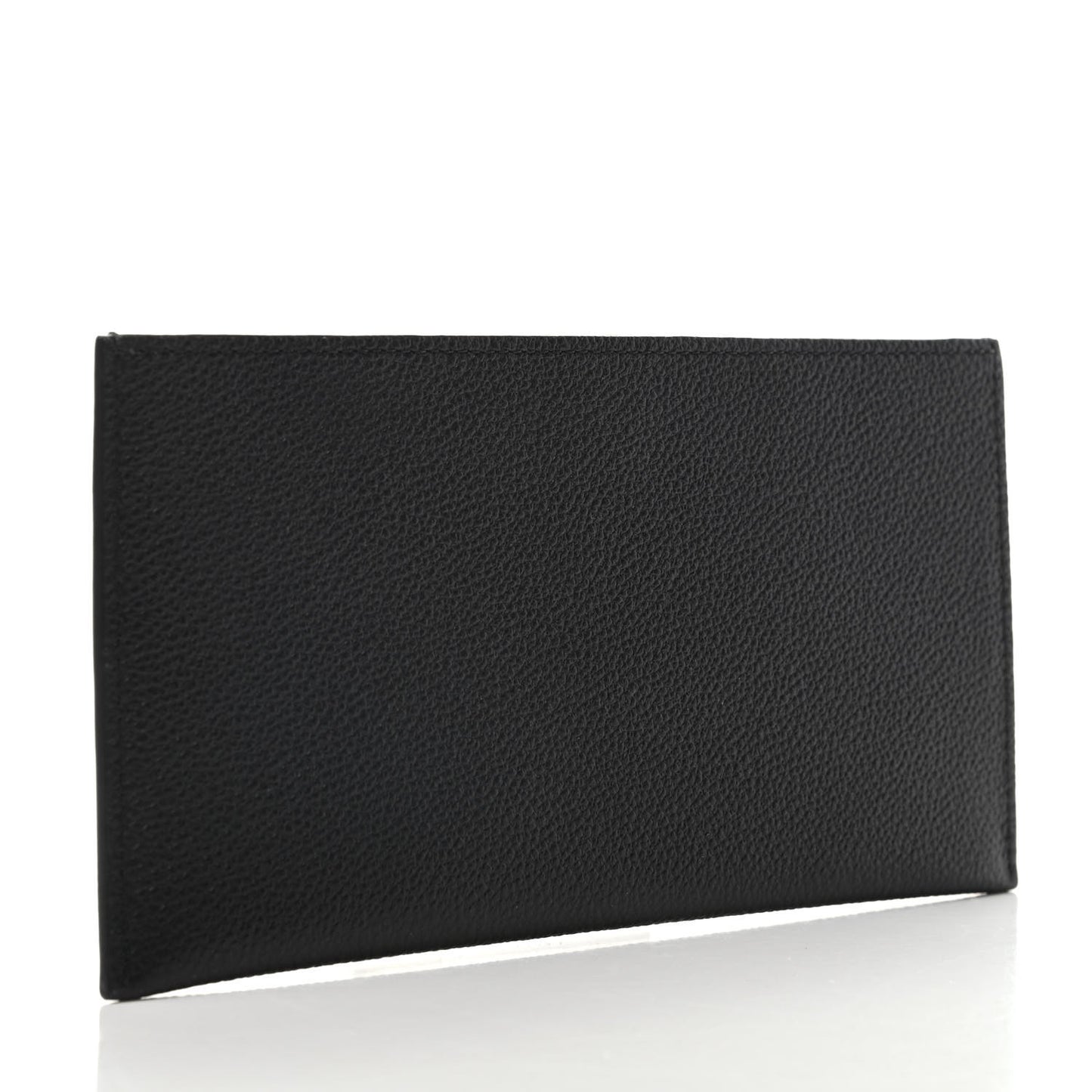 Calfskin Felicie Chain Wallet Card Holder Insert Black