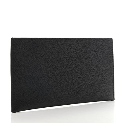 Louis Vuitton Calfskin Felicie Chain Wallet Card Holder Insert Black 3 of 6