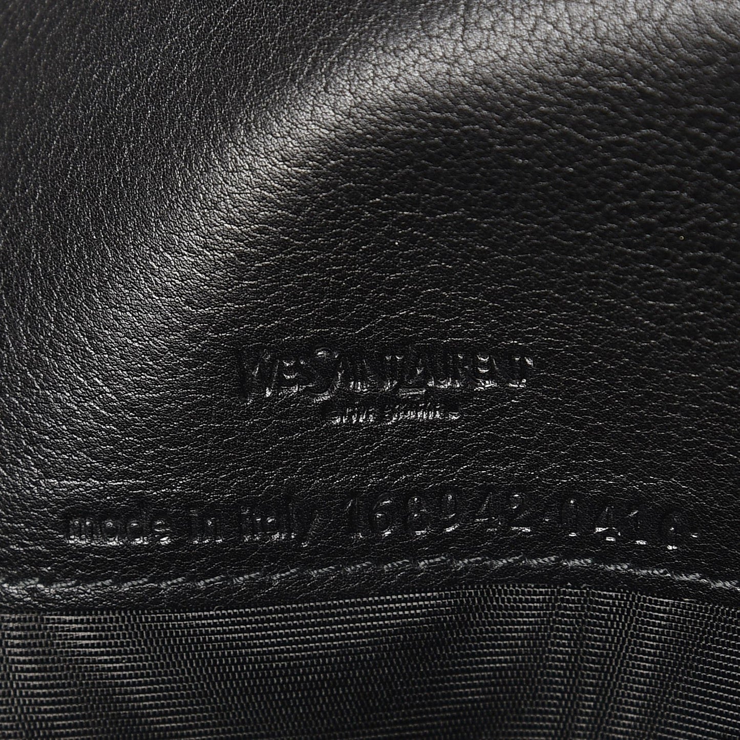Calfskin Muse Zip Clutch Black