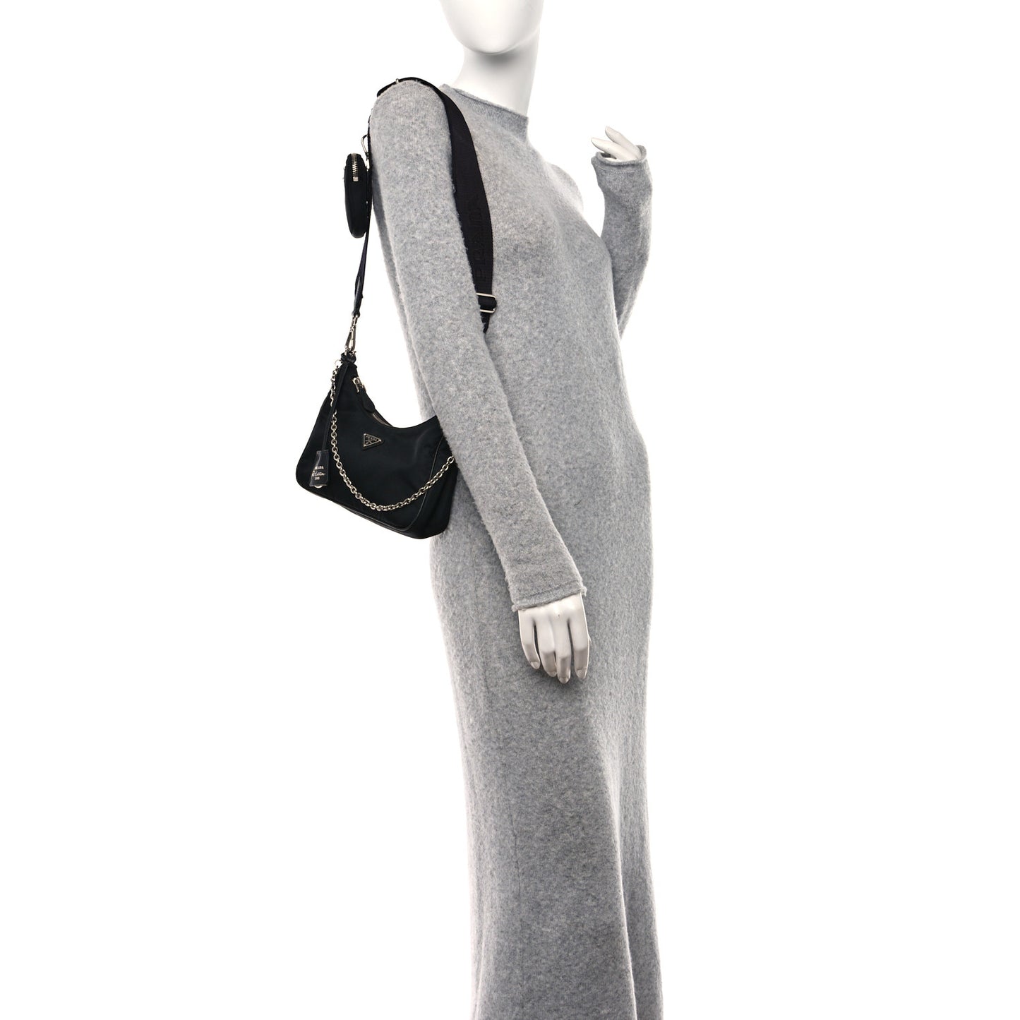 Nylon Re-Edition 2005 Shoulder Bag Black