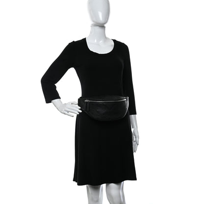 MCM Calfskin Ottomar Monogram Fursten Belt Bag Black 2 of 8