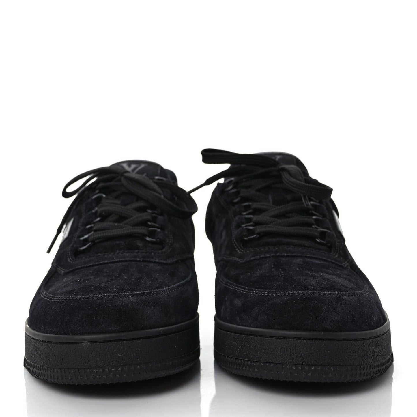 Suede Uniform Sneakers 10 Black