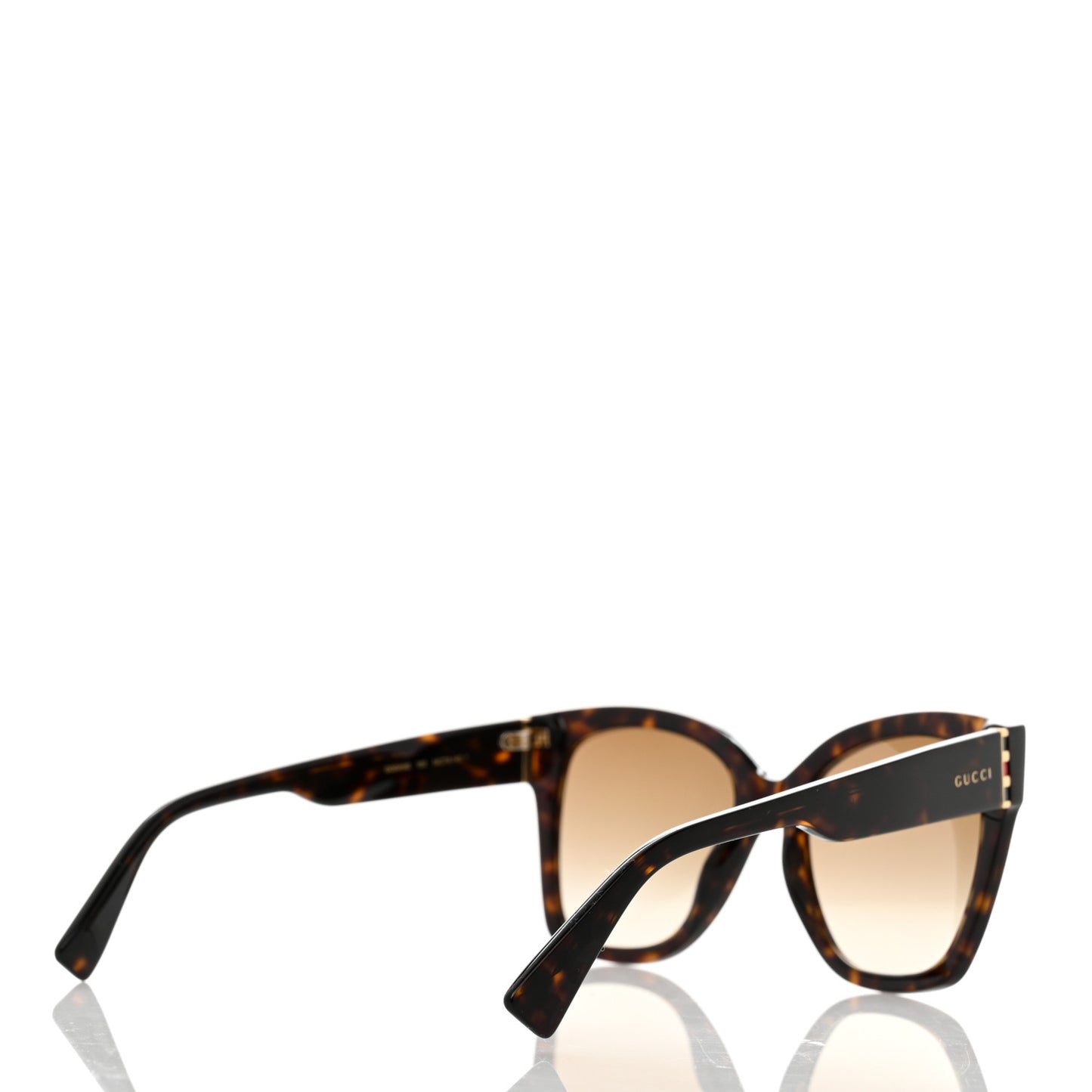 Acetate Square Frame Sunglasses GG0459S Tortoise