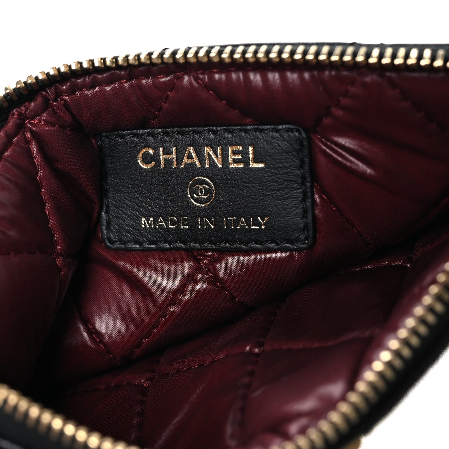 Chanel Aged Calfskin Quilted Lucky Charms 2.55 Small Reissue Cosmetic Case Black 6 of 8