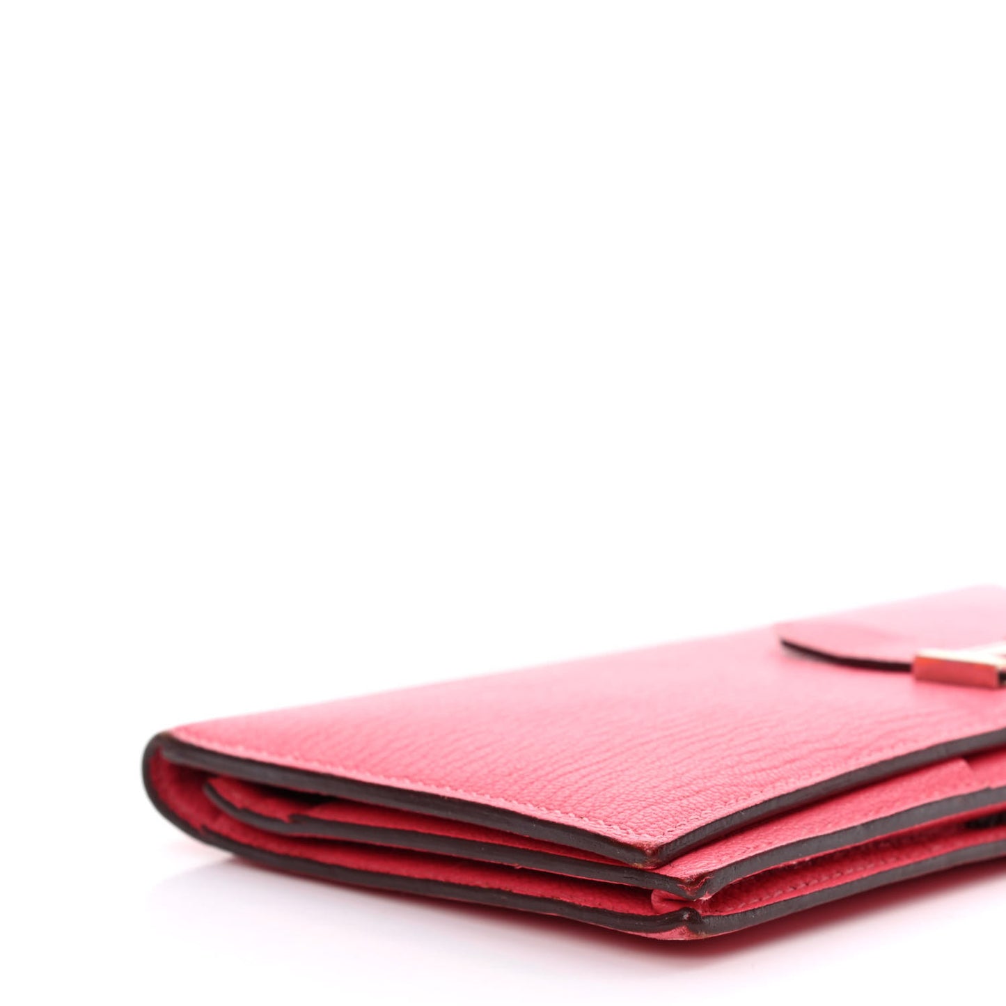 Chevre Mysore Bearn Gusset Wallet Rose Azalee