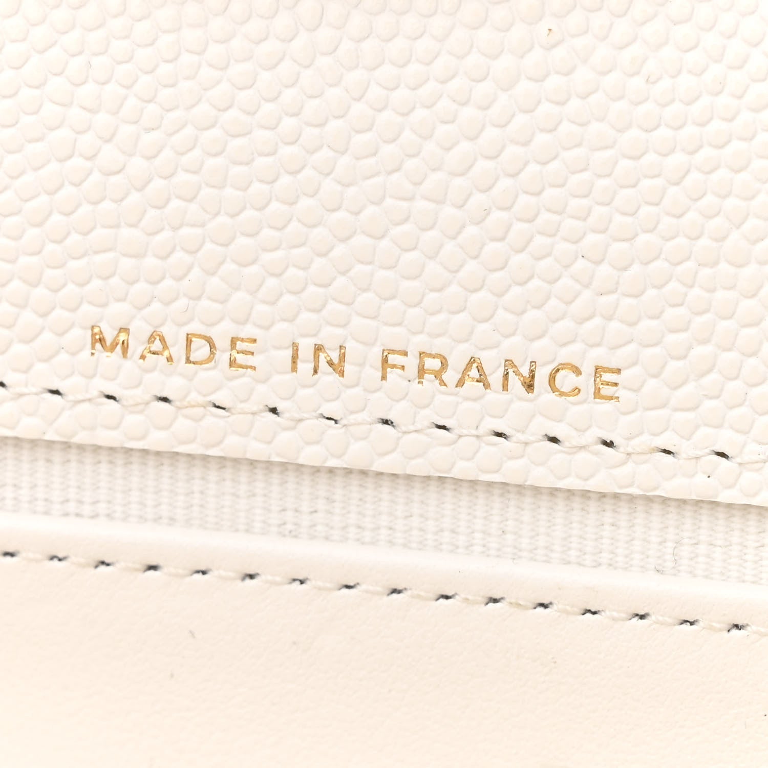 Chanel Caviar Quilted Enamel Coco Casino Flap Phone Holder With Chain White 7 of 12