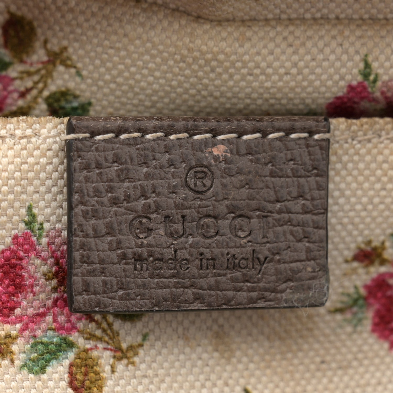 Gucci GG Supreme Monogram Web Neo Vintage Shoulder Bag Beige New Acero Crop 6 of 15