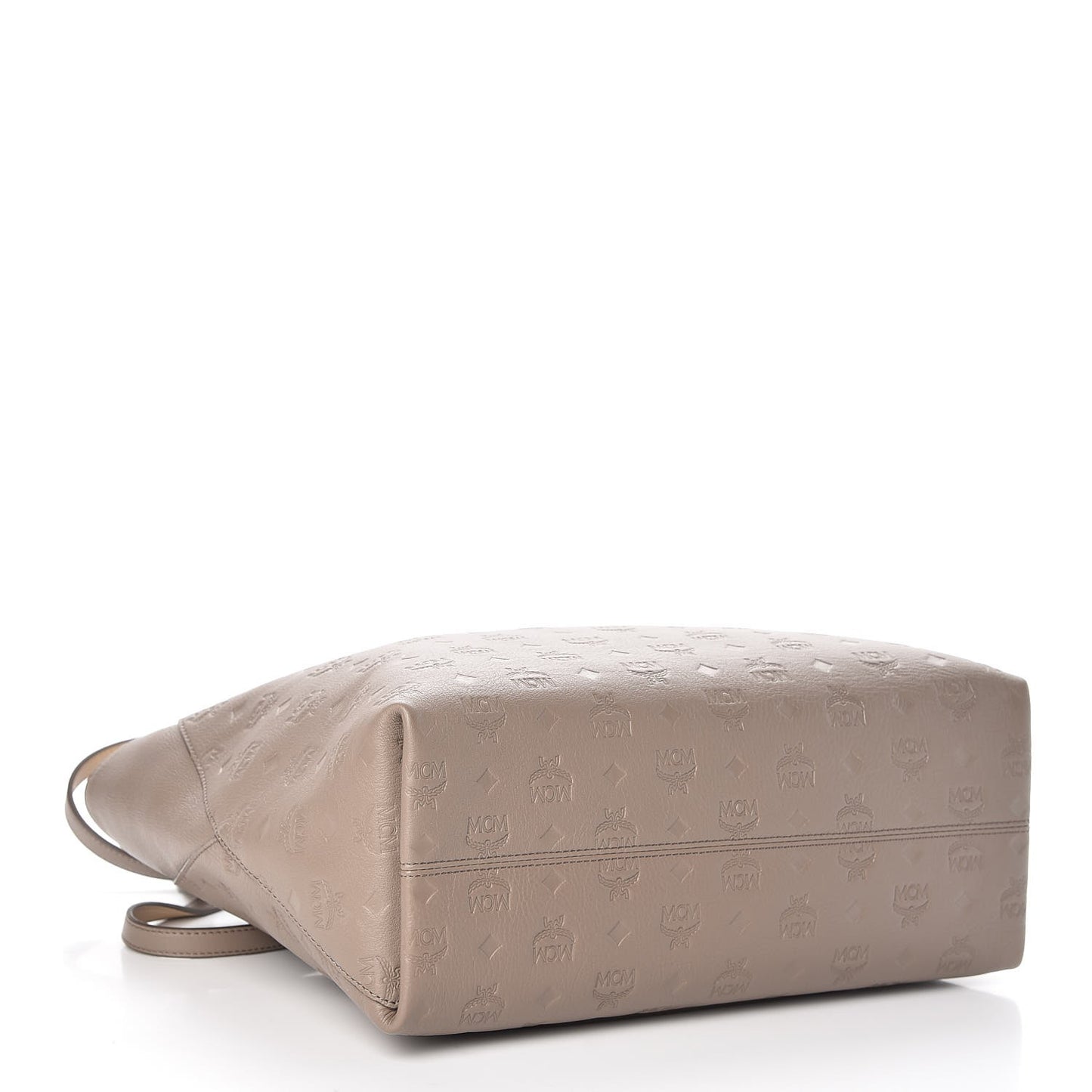 Calfskin Ottomar Monogram Medium Klara Shopper Tote Urban Taupe