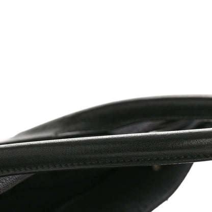Saint Laurent Linen Calfskin Rive Gauche North South Tote Black 14 of 16