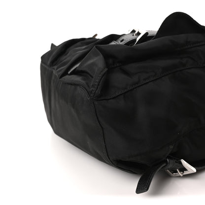 Prada Tessuto Nylon Saffiano Medium Backpack Black 10 of 10