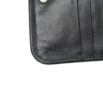Chloe Calfskin Paddington Compact Zip Around Coin Purse Wallet Black 7 of 7