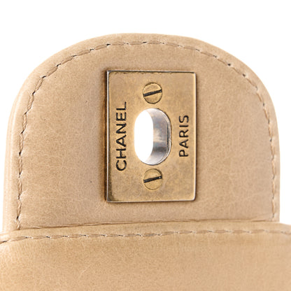 Chanel Glazed Calfskin Quilted Medium Bubble CC Flap Beige 7 of 11