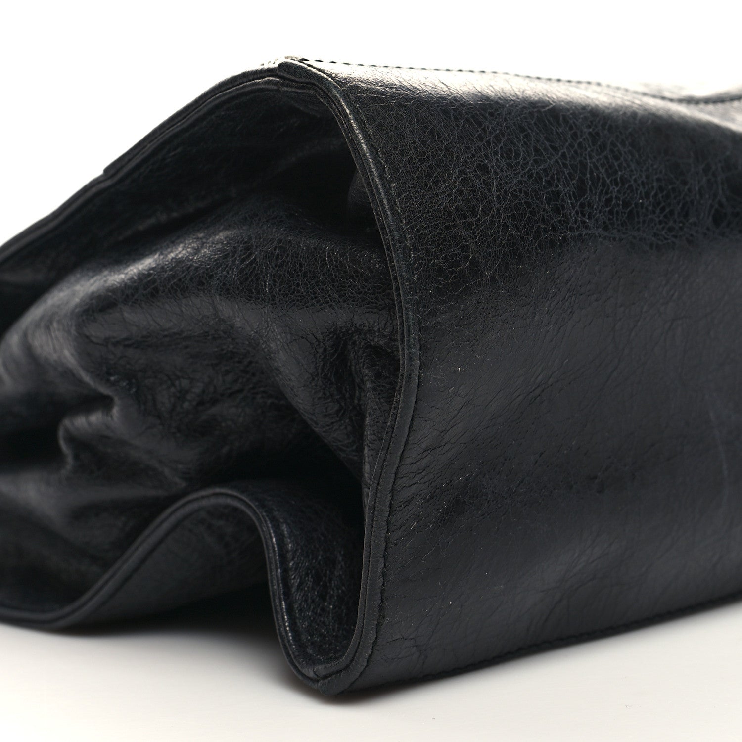 Balenciaga Agneau Giant 21 Silver Hardware Folder Black 10 of 11
