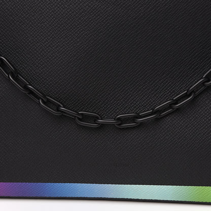 Louis Vuitton Taiga Rainbow Pochette A4 Black 6 of 9