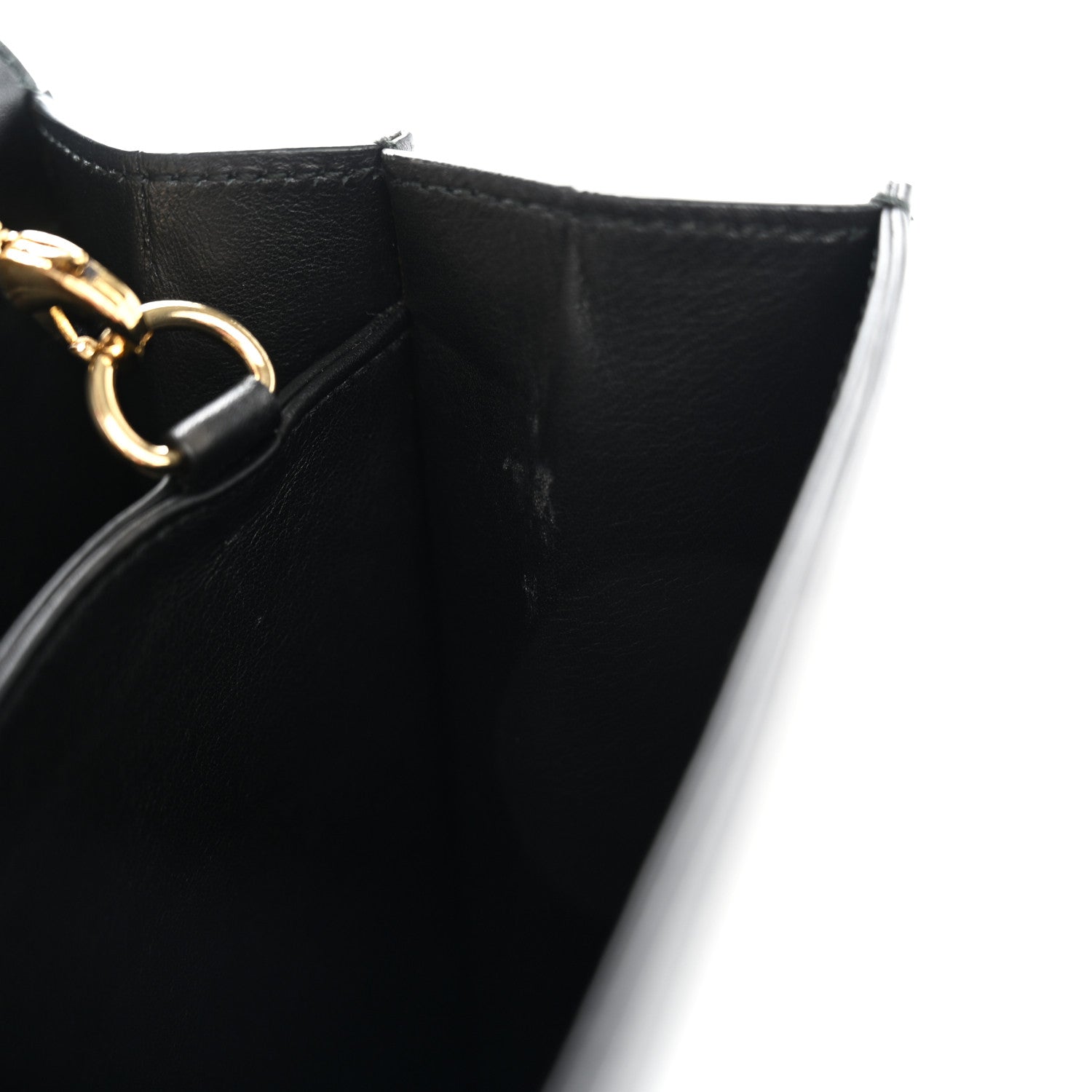 Salvatore Ferragamo Calfskin Thalia Flap Shoulder Bag Black 11 of 12