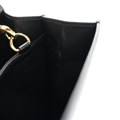 Salvatore Ferragamo Calfskin Thalia Flap Shoulder Bag Black 11 of 12