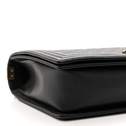 Chanel Caviar Quilted Large Boy Flap Black 8 of 9