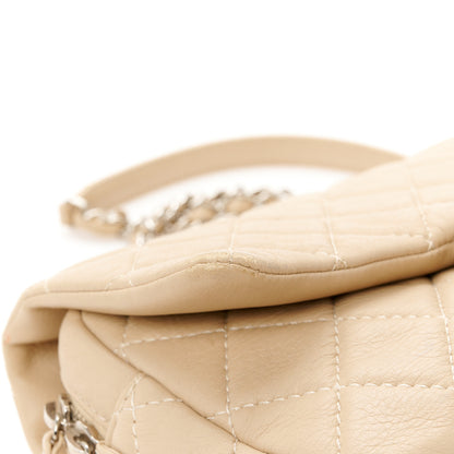 Chanel Deerskin Quilted Medium Easy Flap Beige 13 of 13