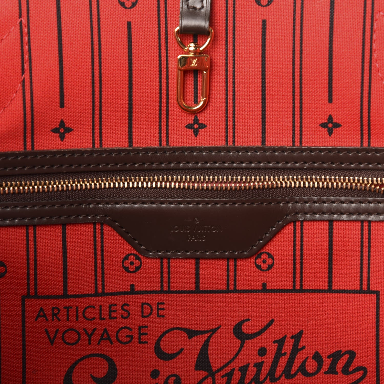 Louis Vuitton Damier Ebene Neverfull MM 6 of 11