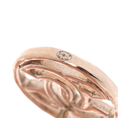 Chanel Metal CC Round Earrings Gold 4 of 5
