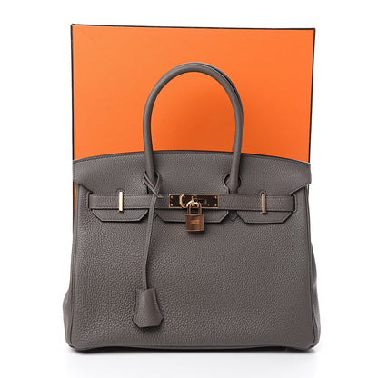 Hermes Togo Birkin 30 Etain 32 of 32