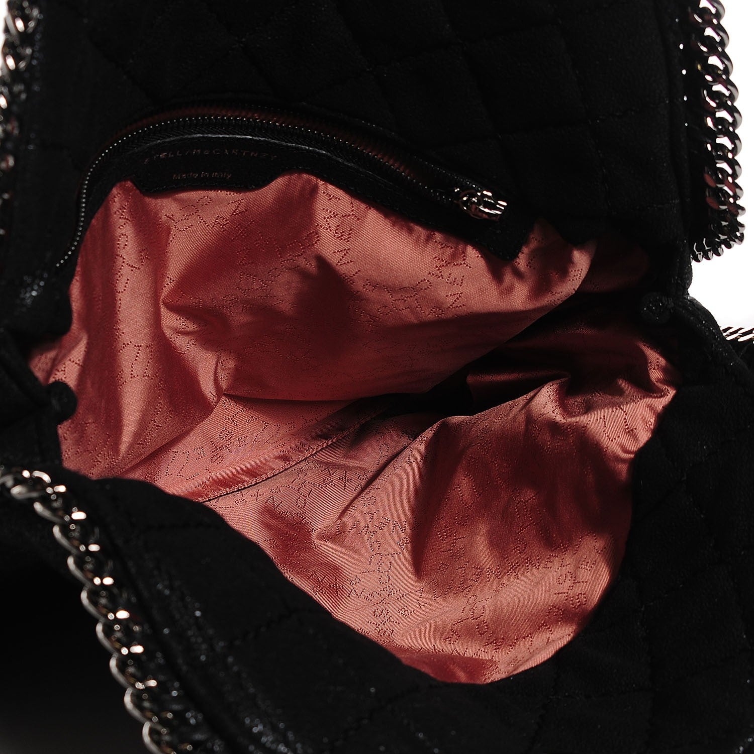 Stella McCartney Shaggy Deer Quilted Small Falabella Tote Black 14 of 18
