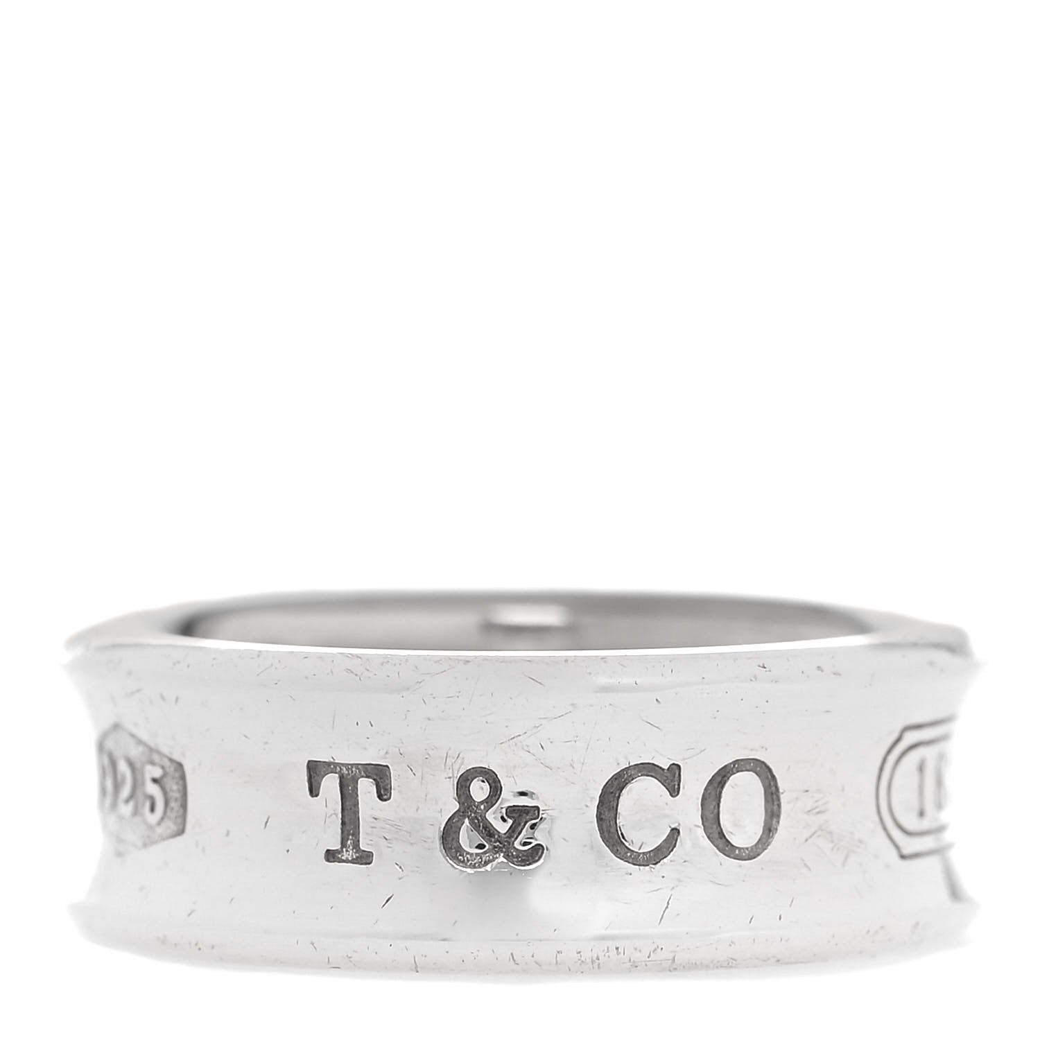 Tiffany Sterling Silver 1837 Ring 49 5 1 of 5