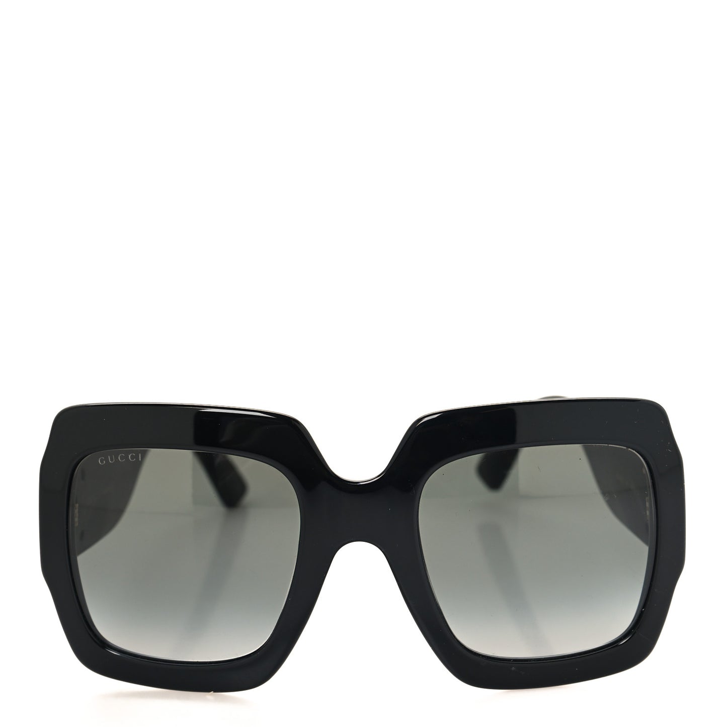 Square Frame Glitter GG0102S Sunglasses Black