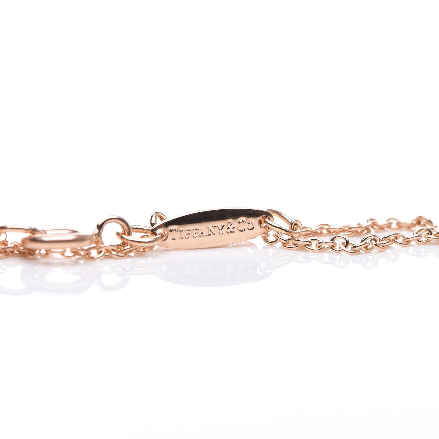 18K Rose Gold Diamond .09ctw Elsa Peretti Diamonds by the Yard Bracelet