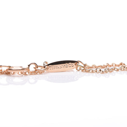 Tiffany 18K Rose Gold Diamond .09ctw Elsa Peretti Diamonds by the Yard Bracelet 5 of 8