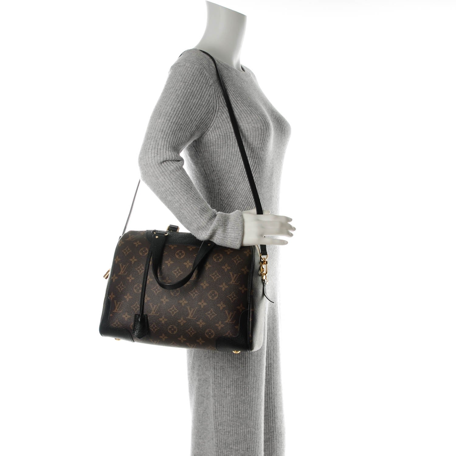 Louis Vuitton Monogram Retiro NM Black 2 of 8