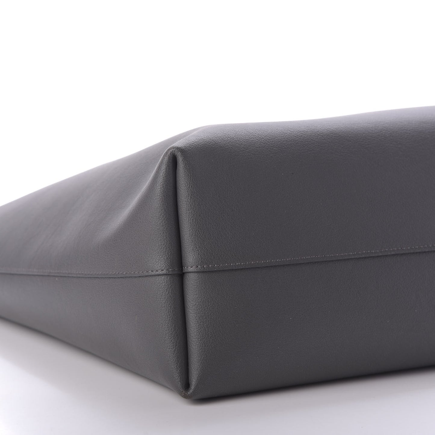 Calfskin Large Shopping Tote Dark Grey