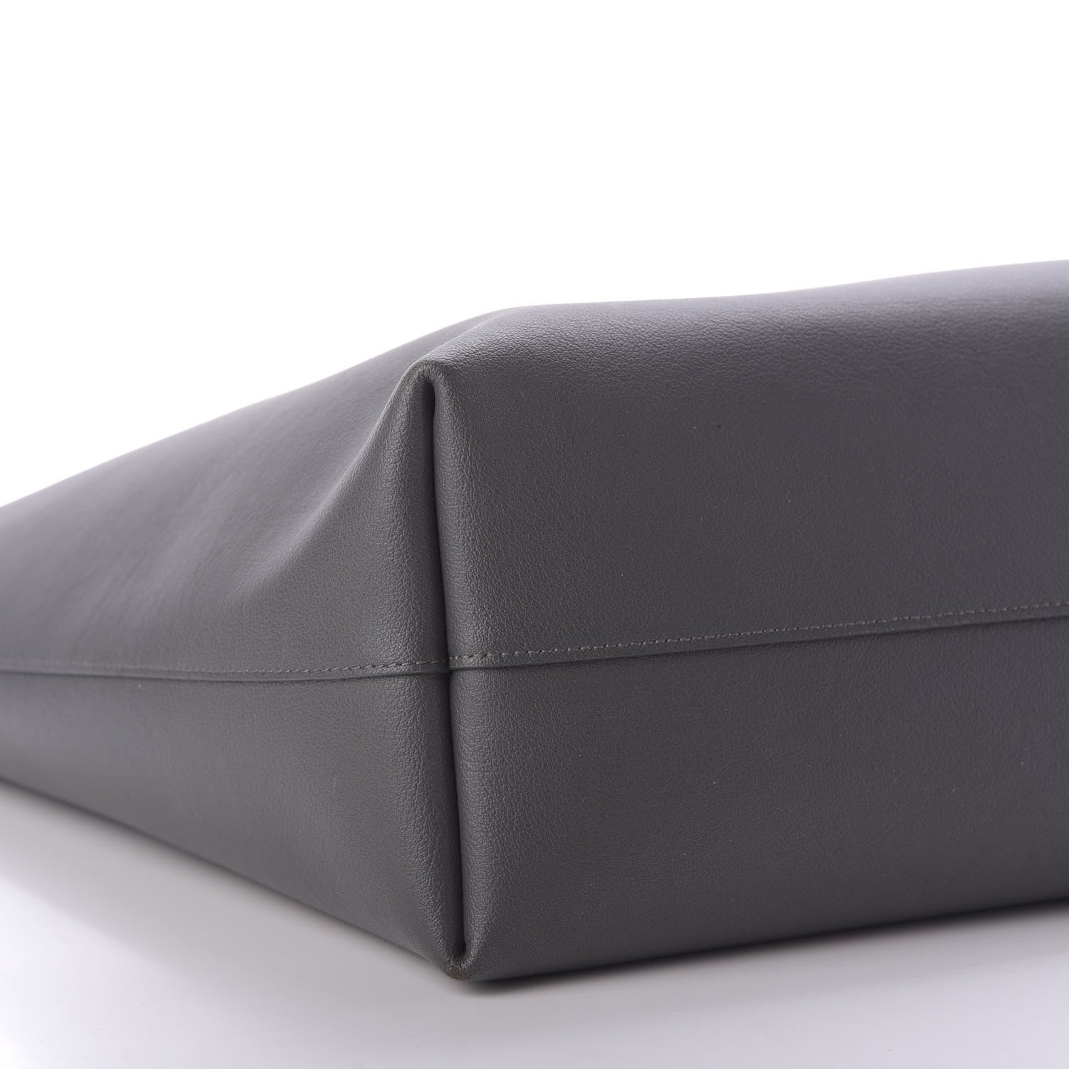 Saint Laurent Calfskin Large Shopping Tote Dark Grey 7 of 8