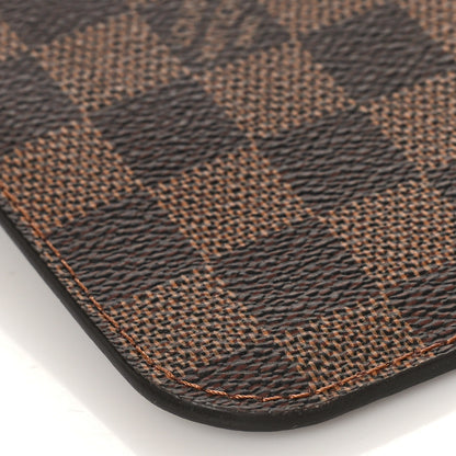 Louis Vuitton Damier Ebene Neverfull MM GM Pochette Rose Ballerine 7 of 8
