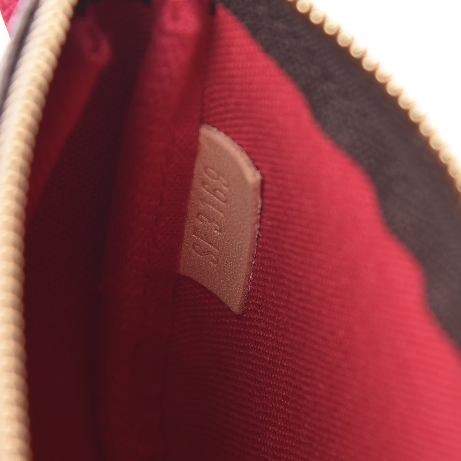 Louis Vuitton Monogram 2019 Christmas Animation Mini Courchevel Pochette Accessories Fuchsia 6 of 9