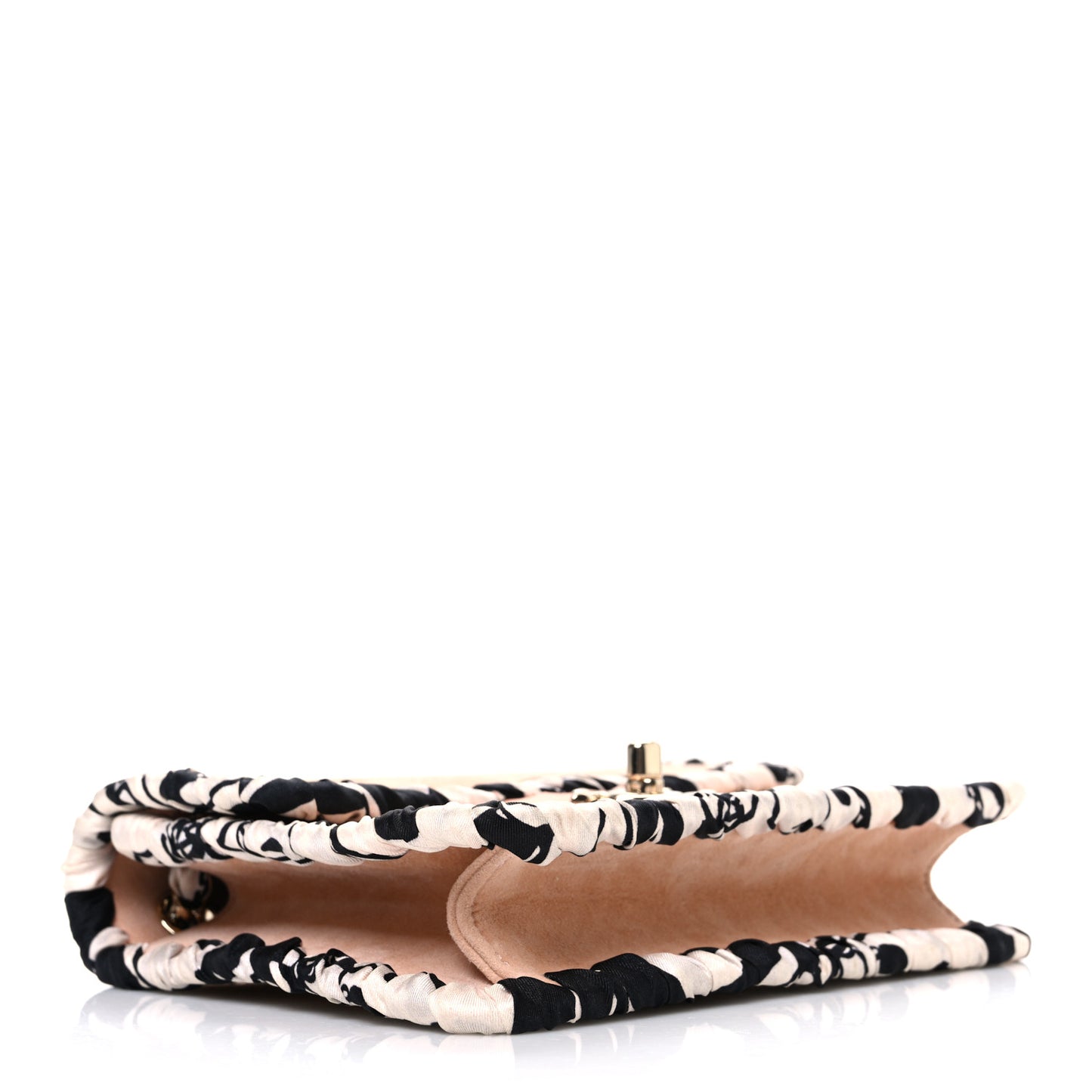 Suede Calfskin Braided Mini My Own Frame Flap Beige