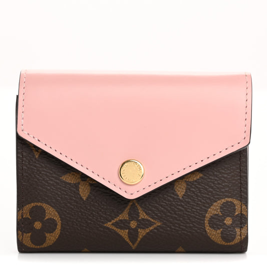 Monogram Zoe Wallet Rose Ballerine